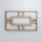 Ekena Millwork Extra Small Hastings Decorative Fretwork Wood Wall Panels, Hickory, 4 7/8"W x 7 3/8"H x 3/8"T WALW08X08X0375HASHI - alternate 5